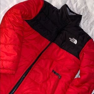 Kids north face reversible coat
